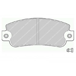 Disk brake pads FTH 346 (EGT 321427)