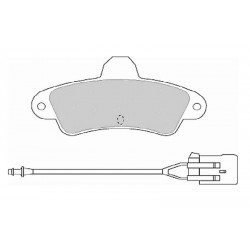 Disk brake pads EGT 321575