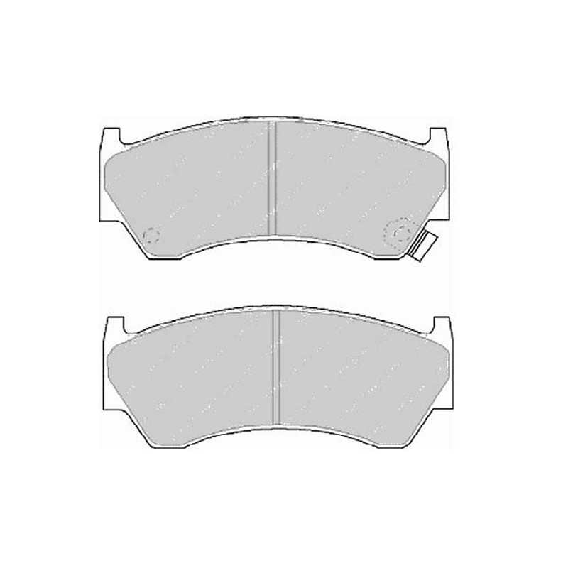 Disk brake pads FTH 1091 (EGT 321493)