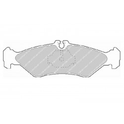 Disk brake pads FTH 1039 (EGT 321529)