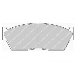 Disk brake pads FTH 285 (EGT 321422)