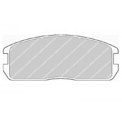 Дисковые тормозные колодки FTH 357 (EGT 321442)