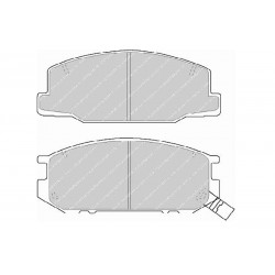 Disk brake padsF TH 932 (EGT 321499)