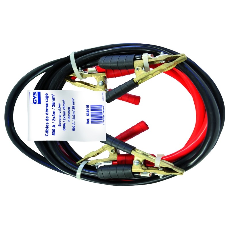 Пусковые провода GYS (500A /25mm²-3.0m) PRO