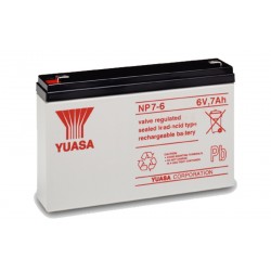 YUASA NP7-6 6В 7Ач AGM VRLA аккумулятор