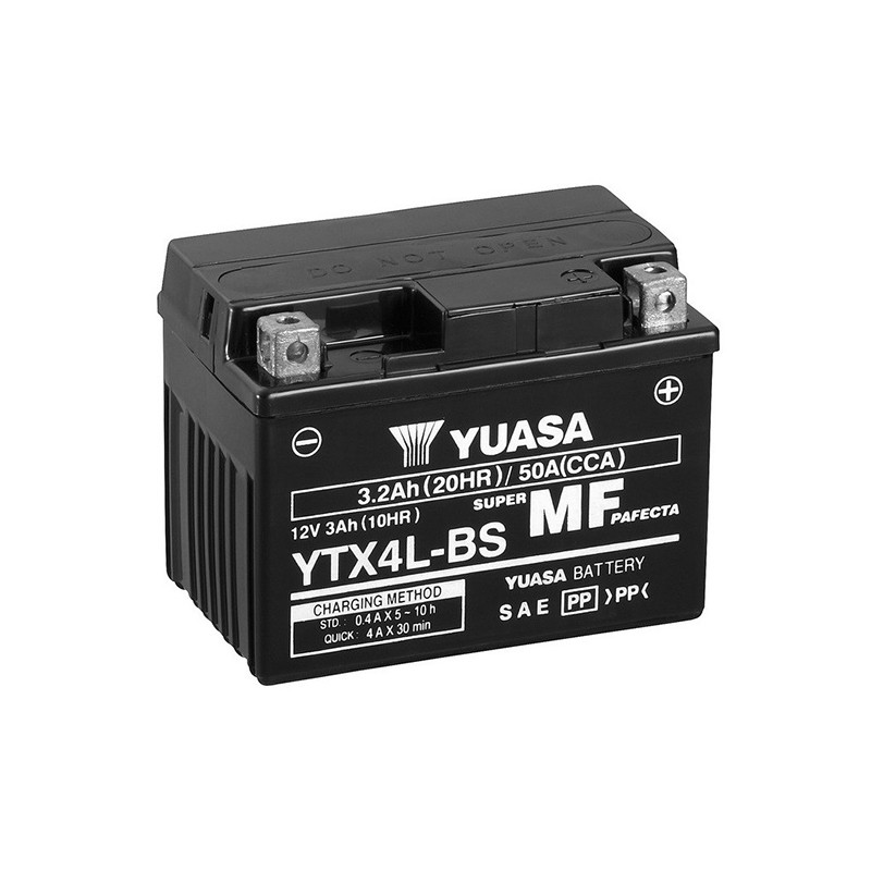 YUASA YTX4L-BS 3.2Ah (C20) akumuliatorius