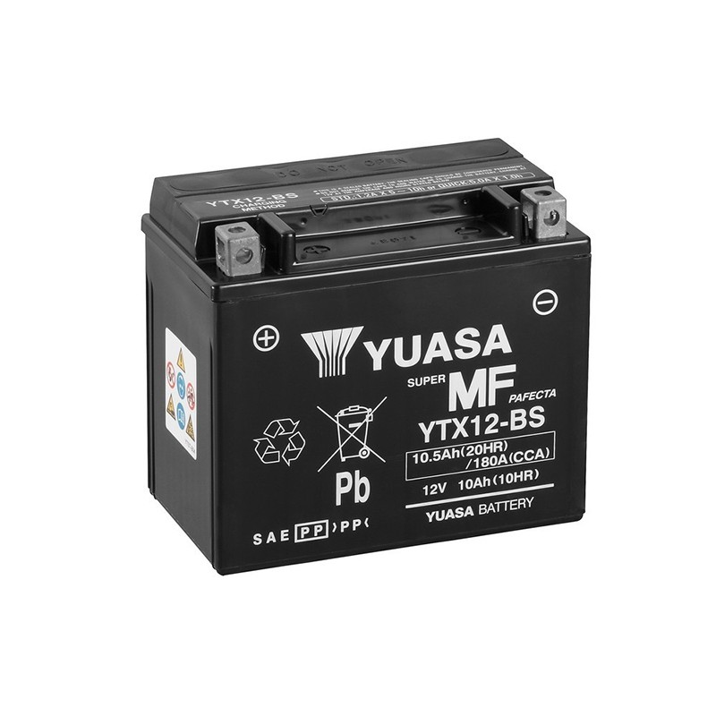 YUASA YTX12-BS 10.5Ач (C20) аккумулятор