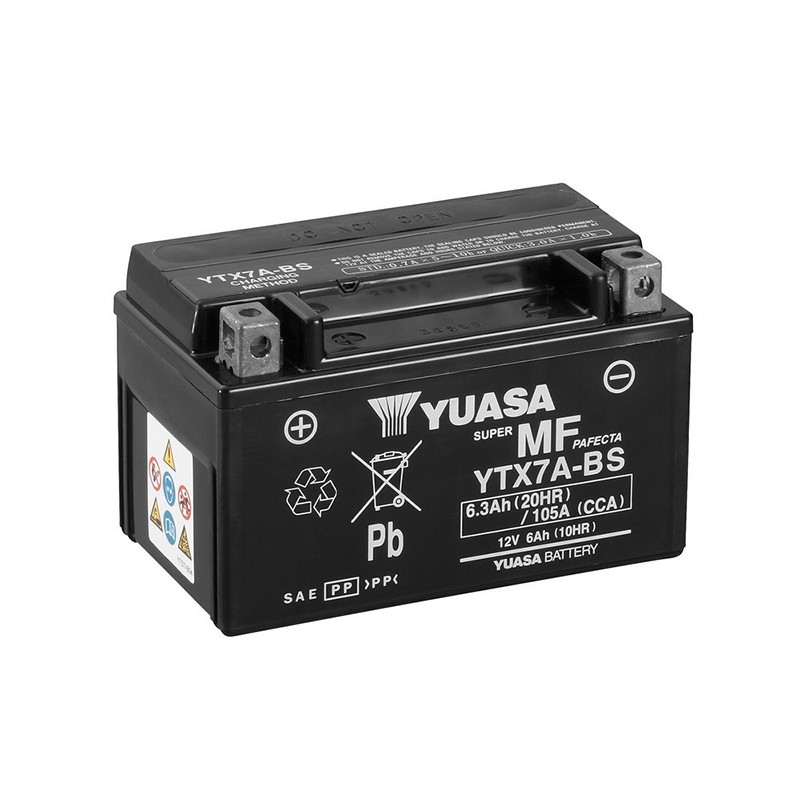 YUASA YTX7A-BS 6.3Ач (C20) аккумулятор