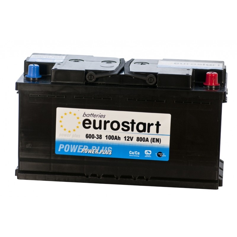 EUROSTART POWER PLUS 60038 100Ah akumuliatorius