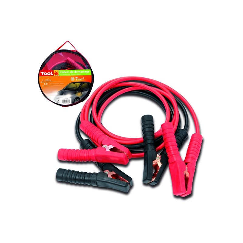 Jumper cables consumer Toll-it (200A - 1.2ltr/7mm²-2.5m)