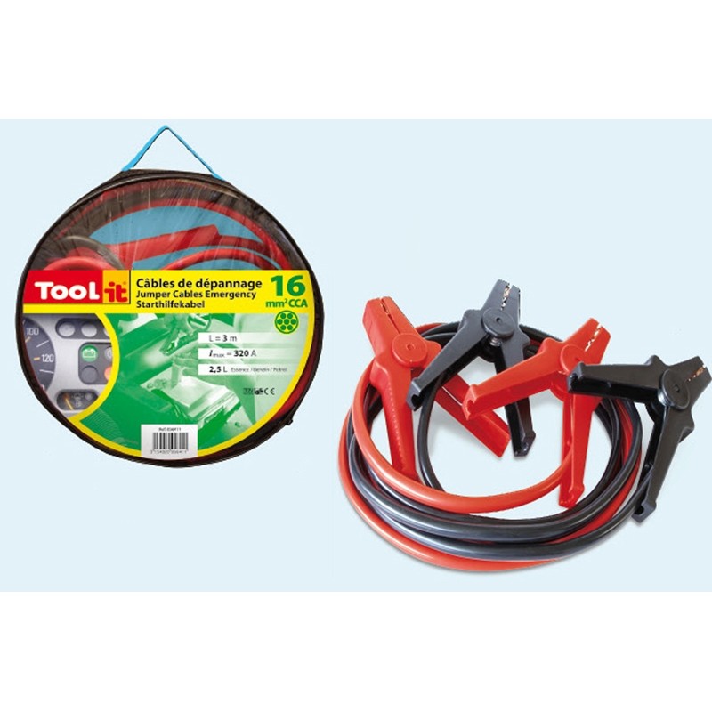 Пусковые провода Tool-it (320A - 2.5ltr/16mm²-3.0m)