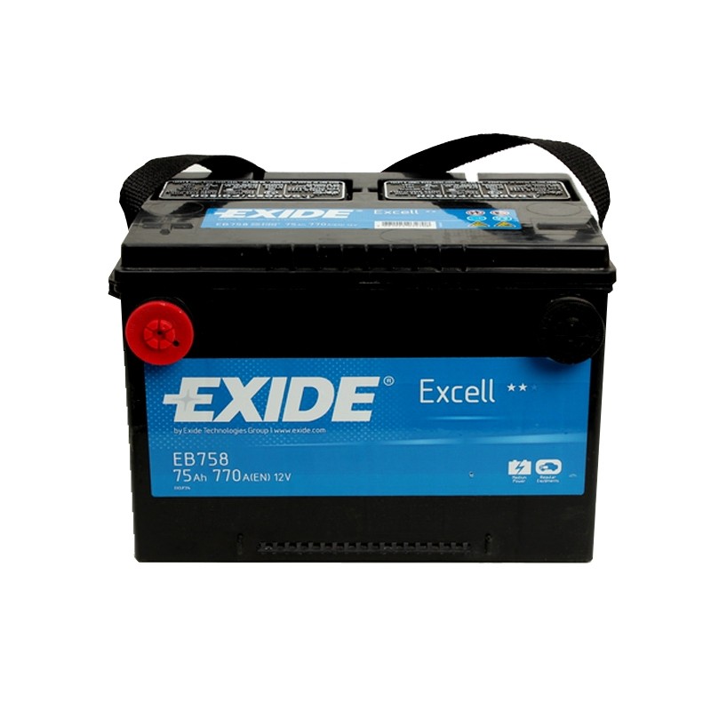 EXIDE EB758 75Ah battery