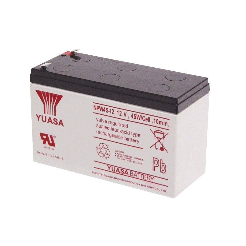 YUASA NPW45-12 12В 45W/элемент 8,5Ач AGM VRLA аккумулятор