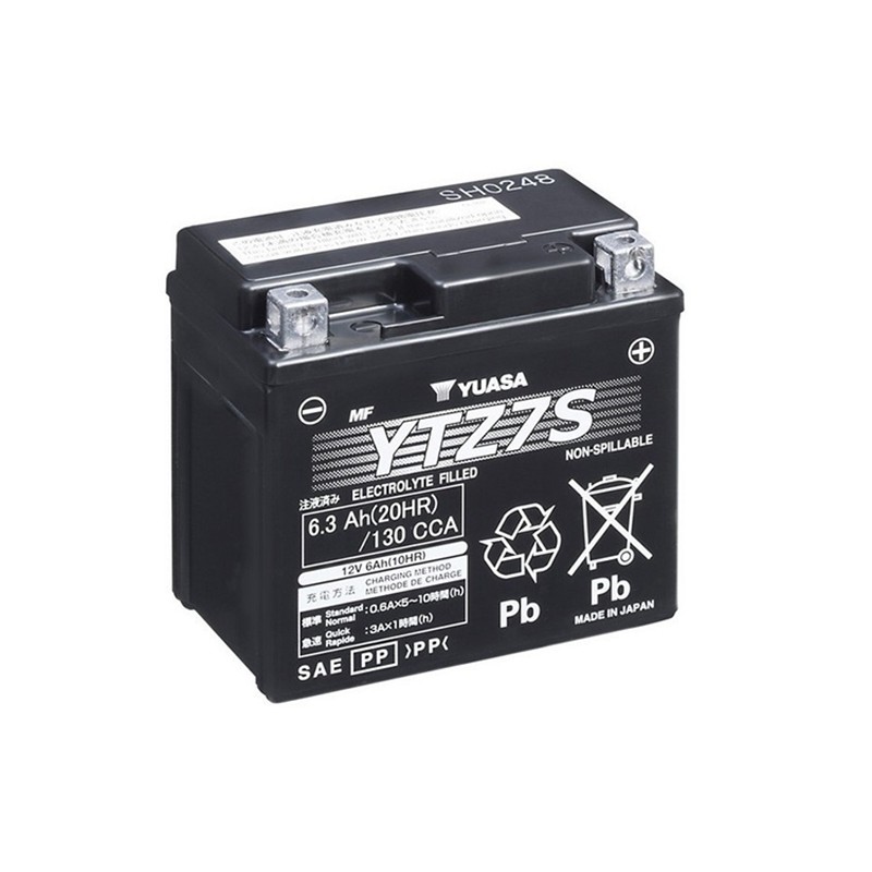 YUASA YTZ7S 6.3Ah (C20) battery
