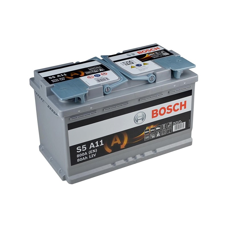 BOSCH S6011 (580901080) 80Ач AGM аккумулятор