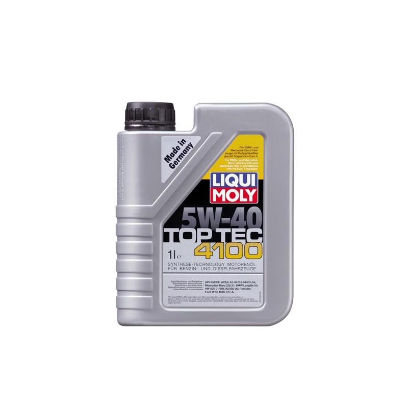 Synthetic motor oil Top Tec 4100 5W-40 LIQUI MOLY 9510