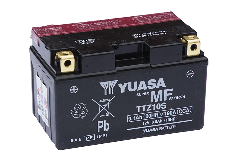 Battery YTZ10S-BS EXIDE READY 12V 8.6Ah - MotoMoto