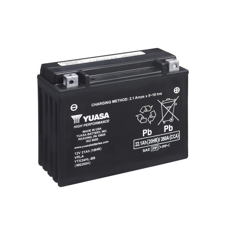 YUASA YTX24HL-BS 22.1Ah (C20) battery