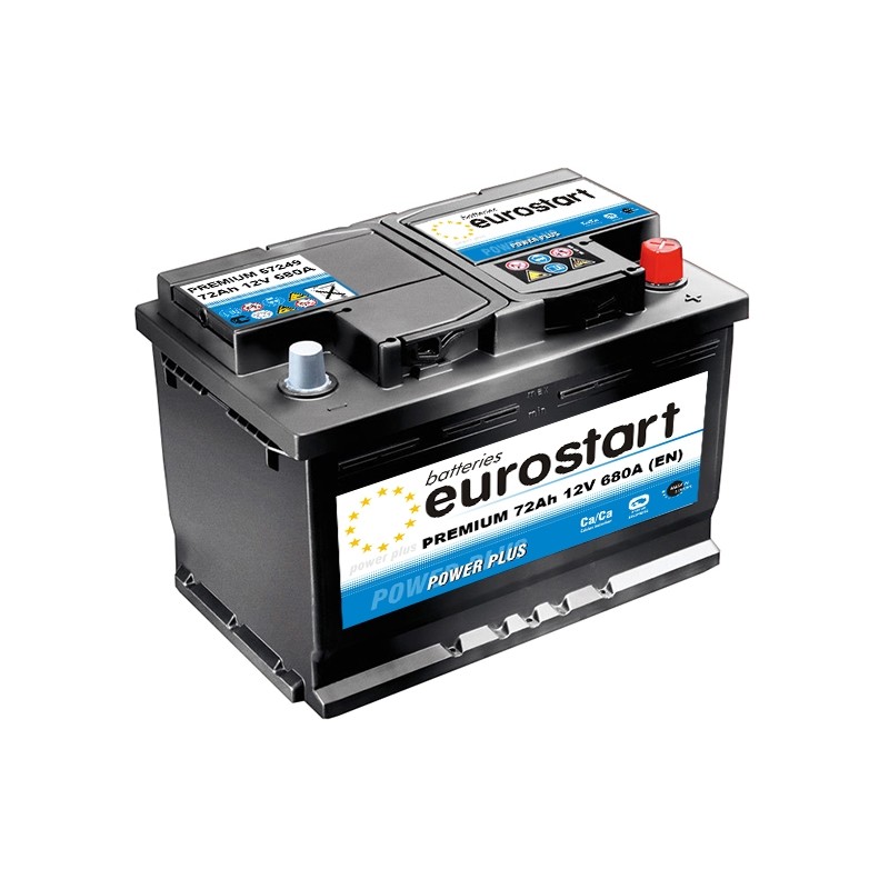EUROSTART PREMIUM 57249 (572409068) 72Ah battery