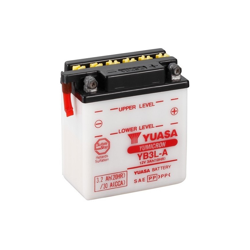 YUASA YB3L-A (50312) 3.2Ah (C20) аккумулятор
