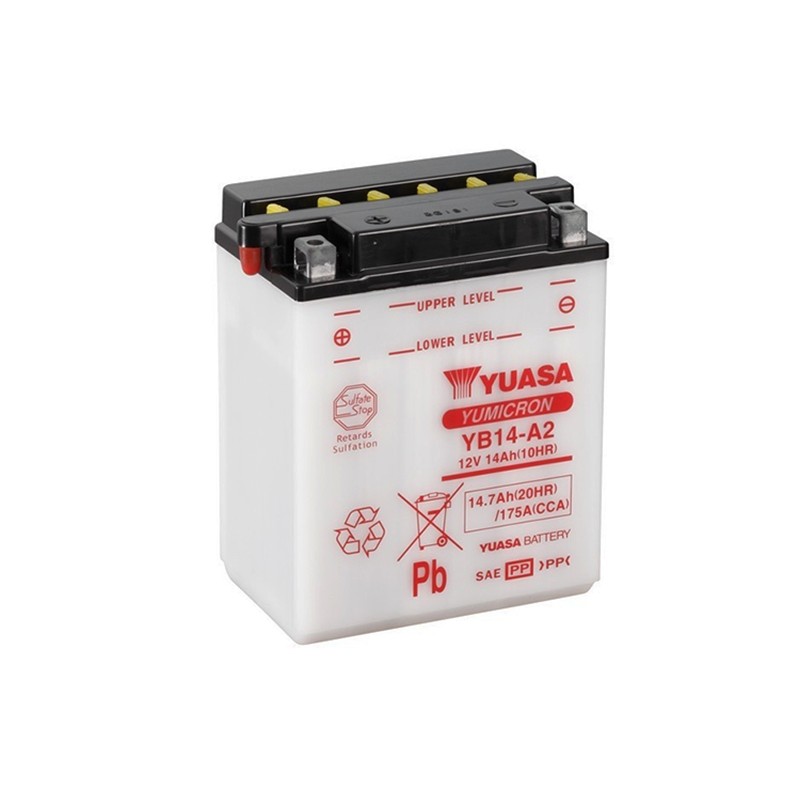 YUASA YB14-A2 (51412) 14.7Ah (C20) аккумулятор