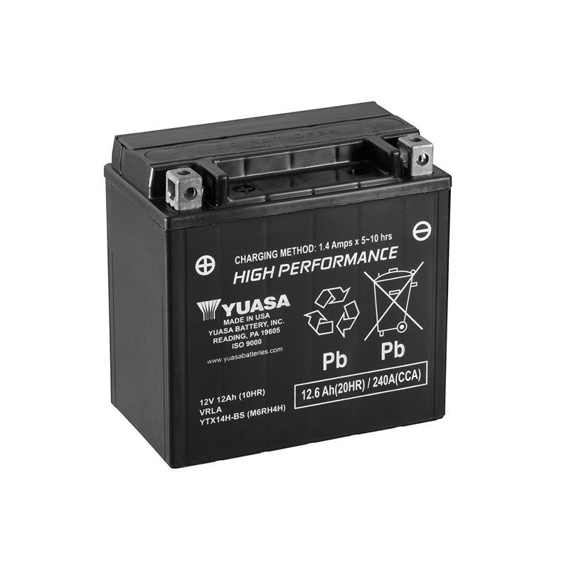 YUASA YTX14H-BS 12.6Ah (C20) аккумулятор