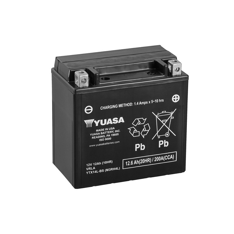 YUASA YTX14L-BS 12.6Ah (C20) аккумулятор