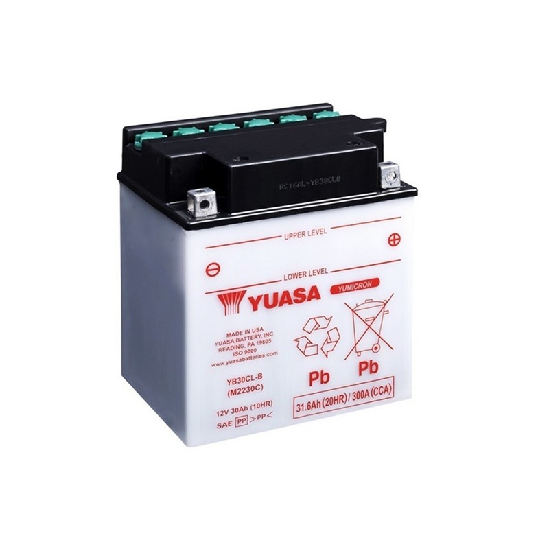 YUASA YB30CL-B 31.6Ah (C20) akumuliatorius