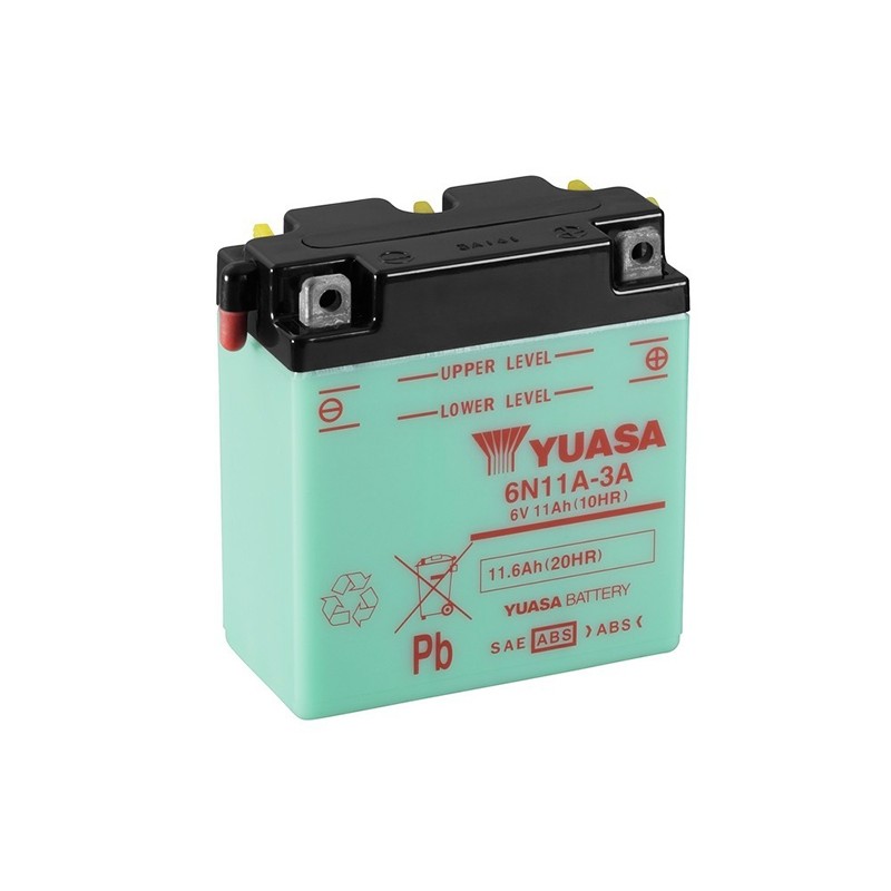 YUASA 6N11A-3A 6V, 11.6Ah (C20) аккумулятор