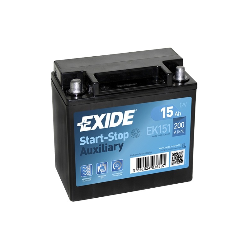 EXIDE EK151 15Ah AGM battery