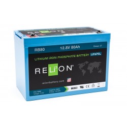 RELION RB80 Lithium Ion gilaus iškrovimo akumuliatorius