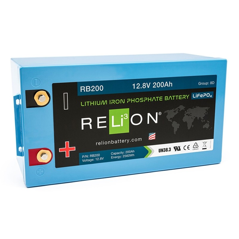 RELION RB200 Lithium Ion deep cycle battery