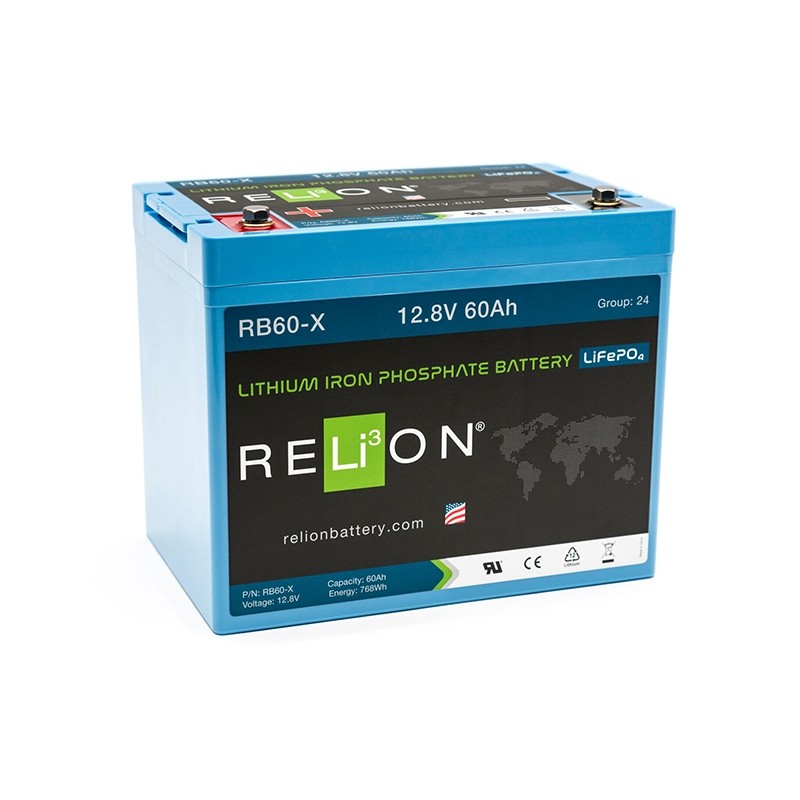 RELION RB60-X Lithium Ion gilaus iškrovimo akumuliatorius