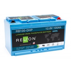 RELION RB100-DHP Lithium Ion deep cycle battery
