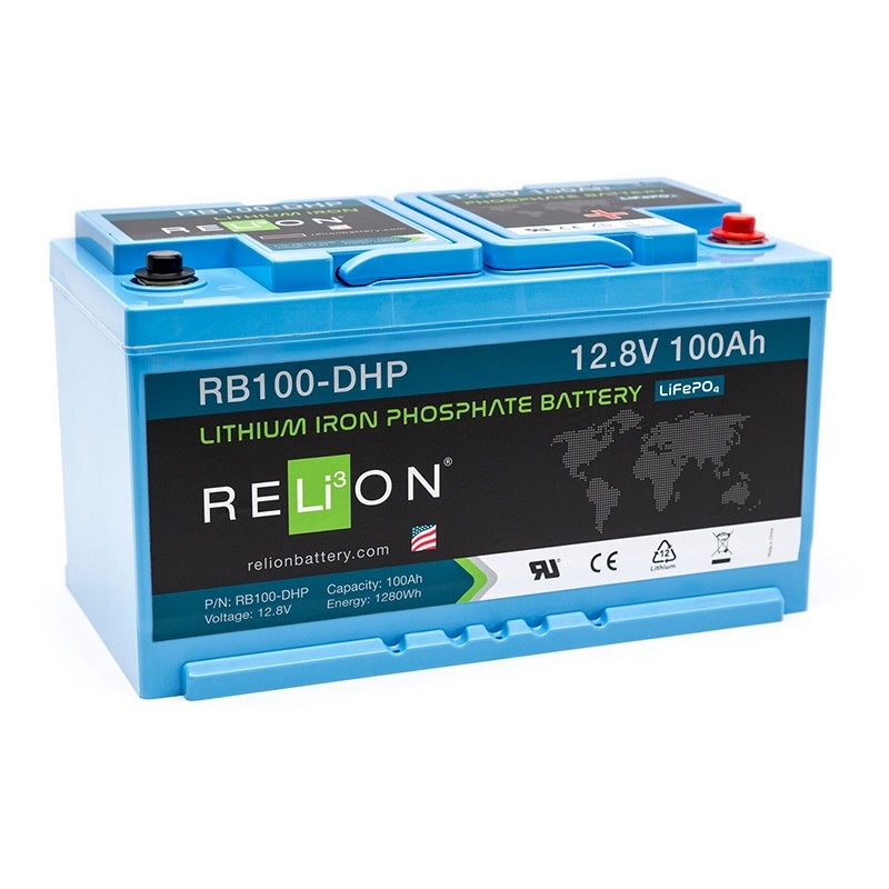 RELION RB100-DHP Lithium Ion gilaus iškrovimo akumuliatorius