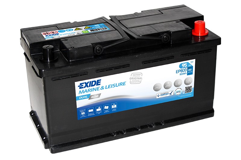 EXIDE EP800 AGM 95Ah 850A (EN) battery
