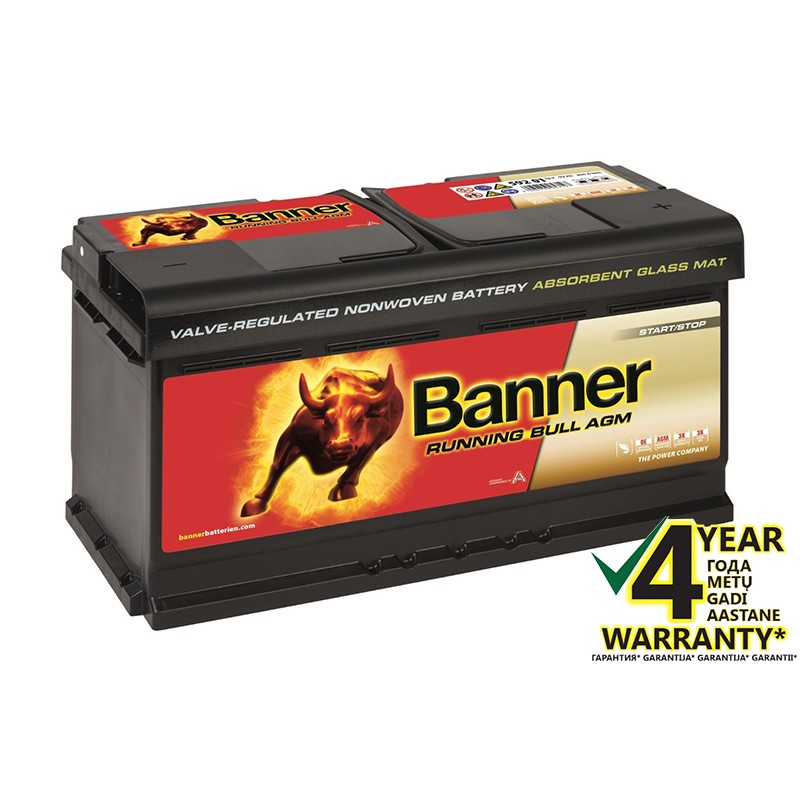BANNER Running Bull AGM 59201 92Ah battery