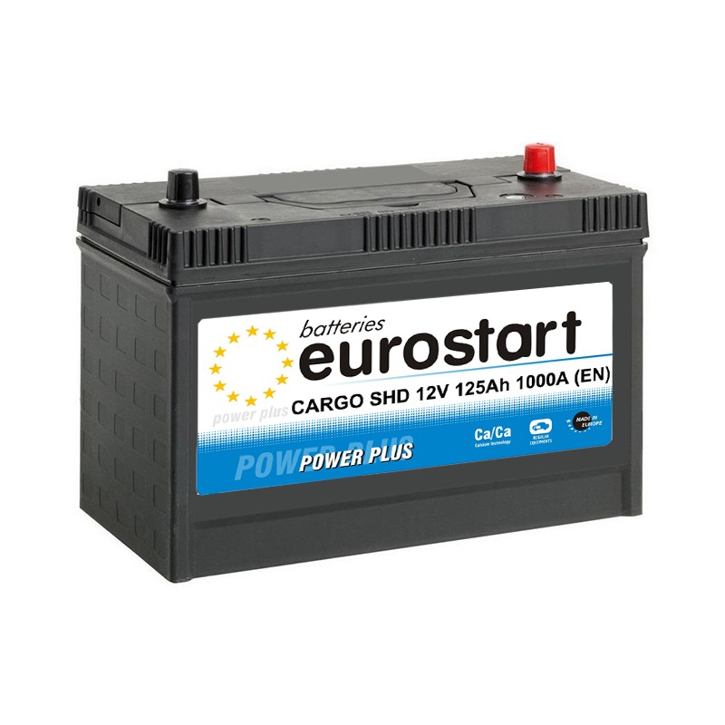 EUROSTART CARGO 640SHD  12V 125Ah 1000A (EN)  akumuliatorius