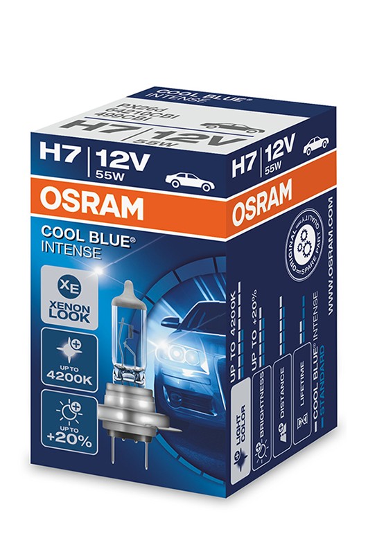 Headlight lamp OSRAM H7 12V 55W 64210 CBI (1 pcs.)