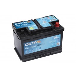 DETA DK700 70Ач MicroHybrid AGM аккумулятор 