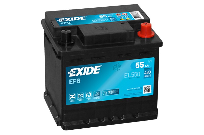 EXIDE EL550 EFB 55Ah (EN)
