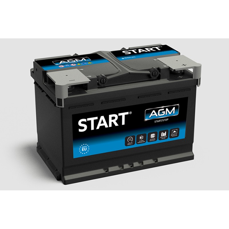 START 95Ah AGM R+ 12V 860A akumuliatorius 353x175x190