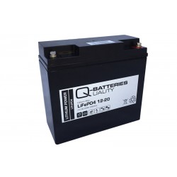 Q-Batteries LiFePO4 12-20 12.8V 20Ah Lithium DC batttery
