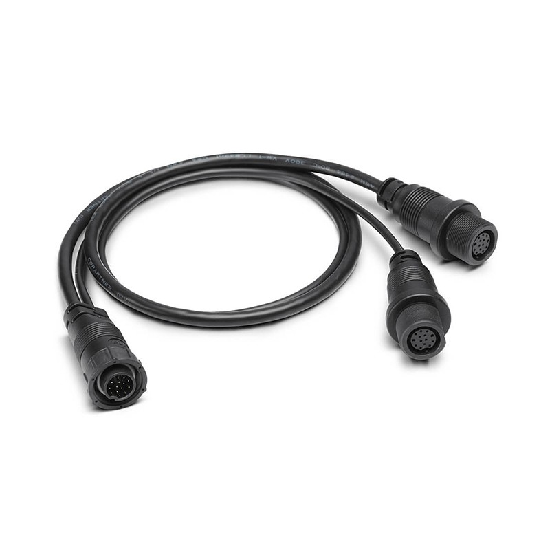 Humminbird 14 M SIDR Y - 14 pin MEGA & non MEGA SI Left / Right splitter cable