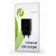 Charger Energenie EG-UC2A-03 5V 2.1A (black)