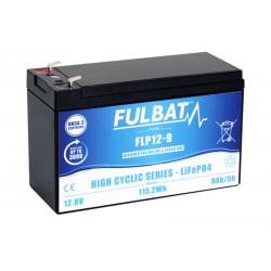 FULBAT LFP12-9 12.8V 9Ah Lithium DC