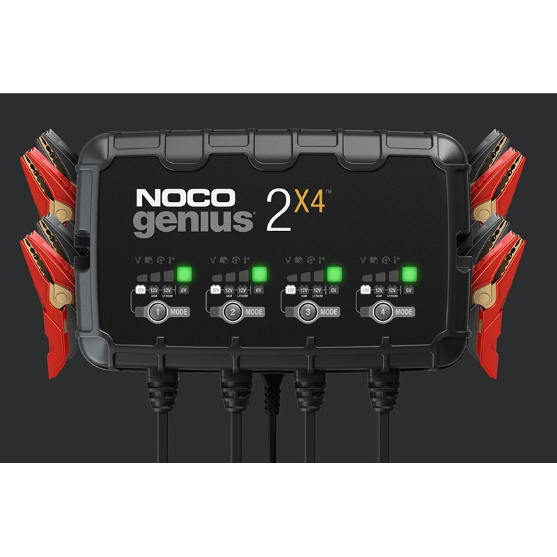 Battery charger NOCO GENIUS2X4 6/12V 4x2.0A