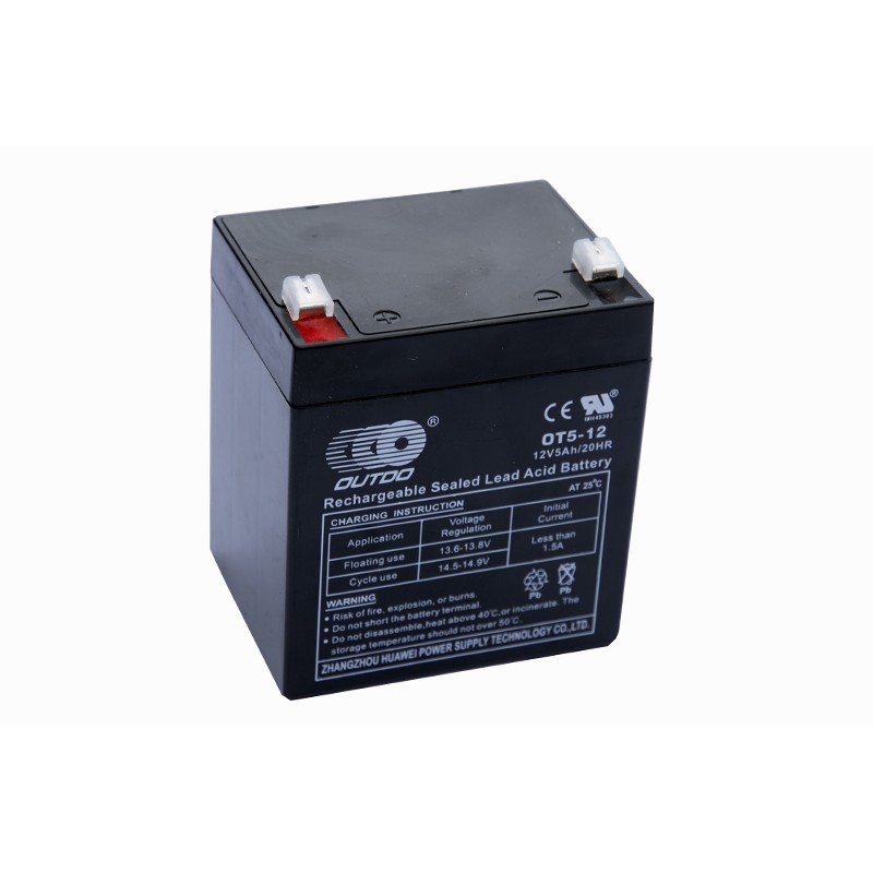 OUTDO 12V 5Ah AGM VRLA battery