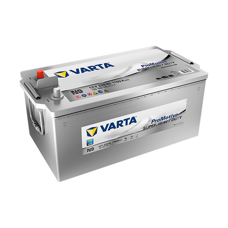 VARTA Super Heavy Duty PROMOTIVE SILVER N9 (725103115) 225Ач аккумулятор