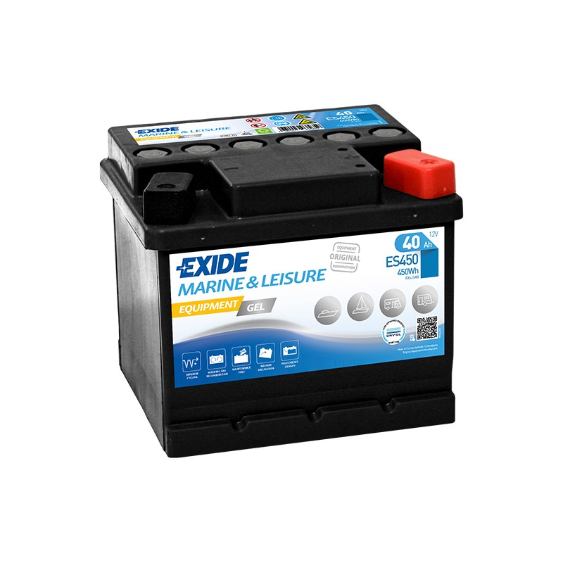 EXIDE GEL ES450 40Ah battery